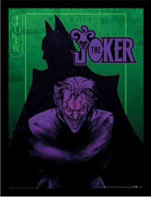 The Joker (Straight Jacket) Framed 30cm x 40cm Print.