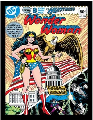 Wonder Woman (Eagle) Comic Framed 30cm x 40cm Print