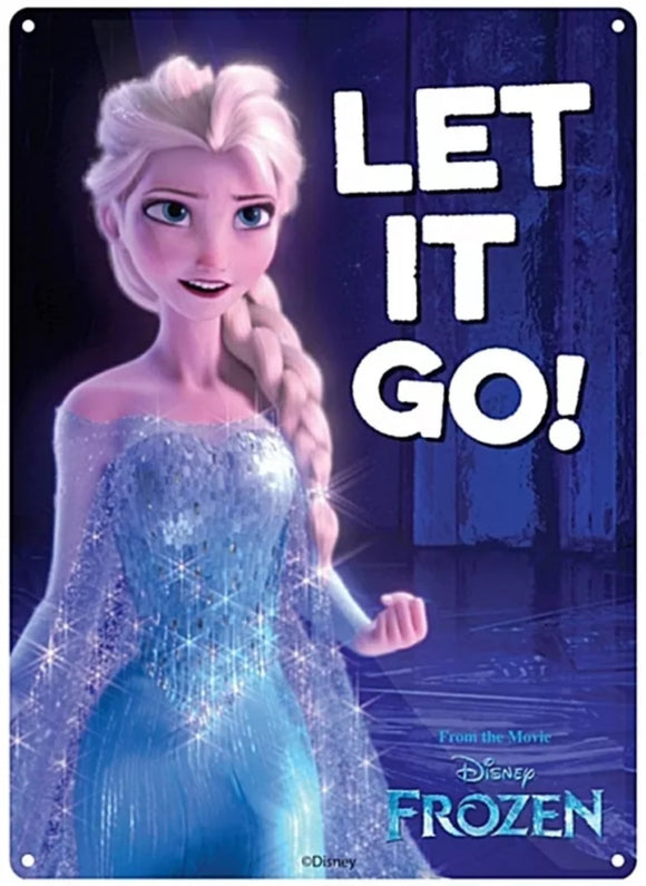 Frozen 'Let it Go' Disney Mini Metal Sign