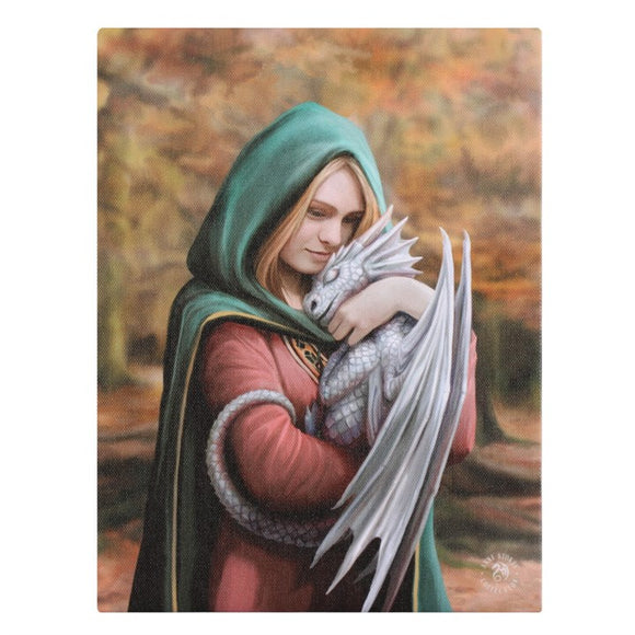 'Safe Haven' Canvas Print by Anne Stokes
