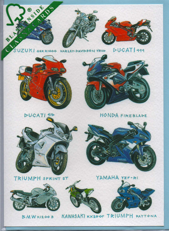 Superbikes, Greetings Card 7