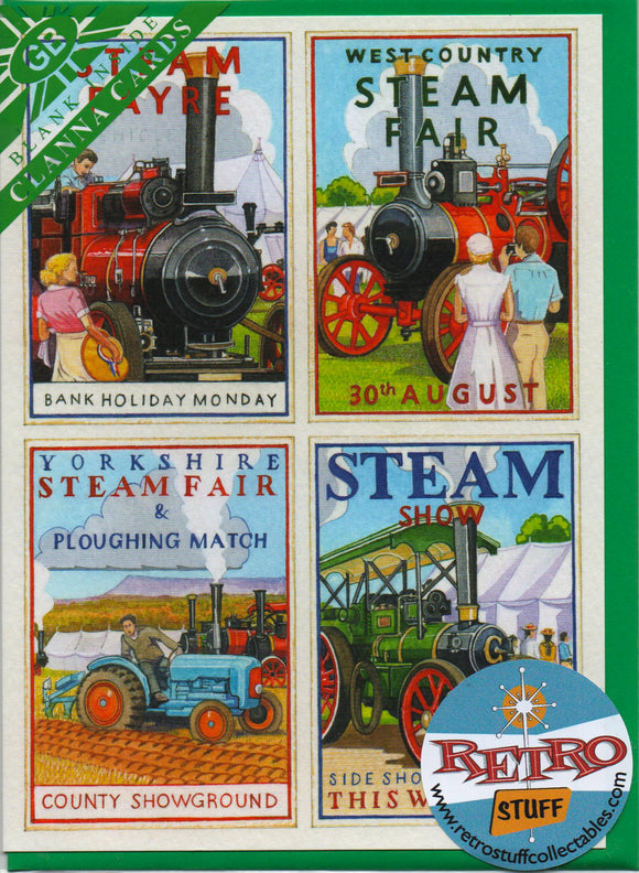 Steam Fairs Greetings Card 7