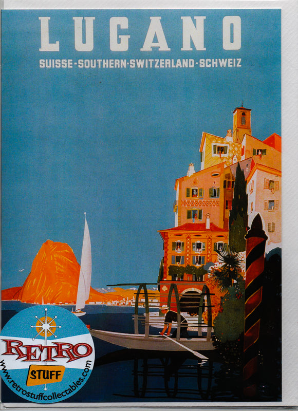 Lugano 1952 Greetings Card 7