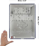 Harley Davidson Motorcycles. Large Embossed Retro Metal Sign 30cm x 40cm