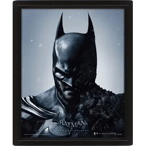 Batman / Joker Arkham Origins 3D Lenticular Framed Print