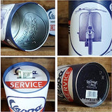 Vespa Garage -  Embossed Round Money Box 13cm