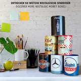 Vespa Garage -  Embossed Round Money Box 13cm