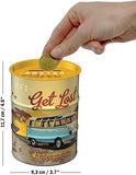 VW Bulli Get Lost Oil Money Barrel, Multicoloured, 9.3 x 11.7 cm