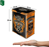 Harley Davidson Wild at Heart Embossed Coffee/Tea Tin 20cm