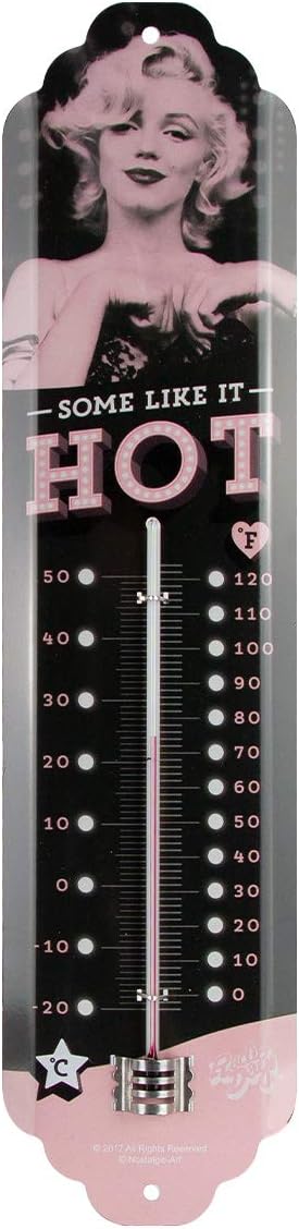 Marilyn Monroe - 'Some Like It Hot' Retro Thermometer 28cm