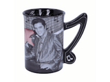 Elvis Pink Cadillac, Music Note Handle Mug 16oz.