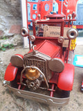 Vintage Fire Engine Detailed Metal Model 30cm.