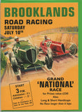 Brooklands Grand National Race, Greetings Card 7" x 5"