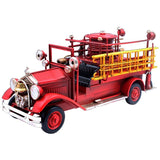 Vintage Fire Engine Detailed Metal Model 30cm.