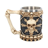 Tankard of Skulls Metal & Resin Large 16cm